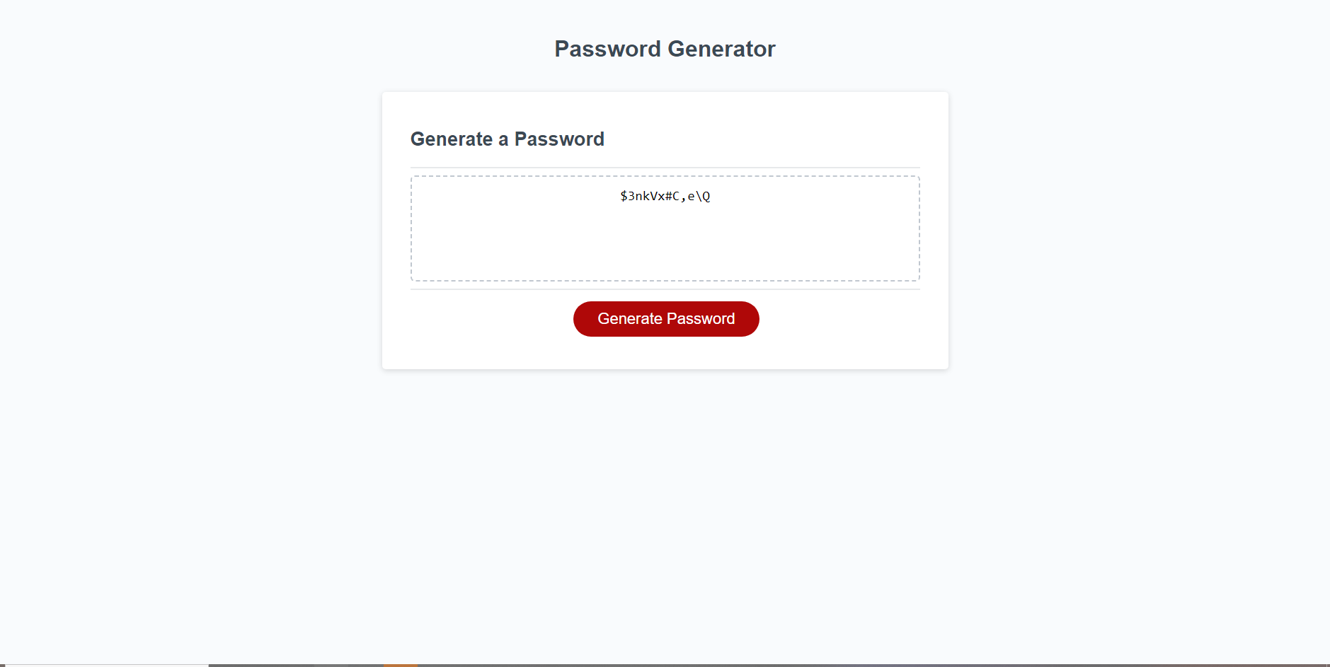 Password-Generator